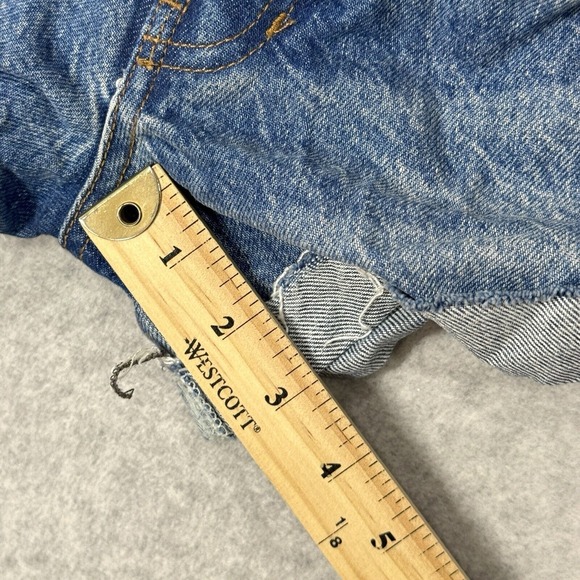 Reformation Jeans Shorts Women 27 Charlie Cuffed High Rise Jean Button Fly Ponce - Picture 12 of 14